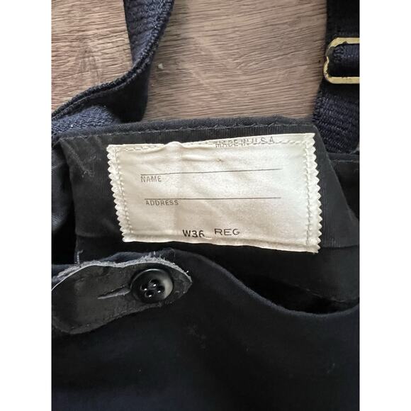 Antique 1940s Men's Vintage Suspender Tuxedo Trousers 36 x 26 - Picture 2 of 2